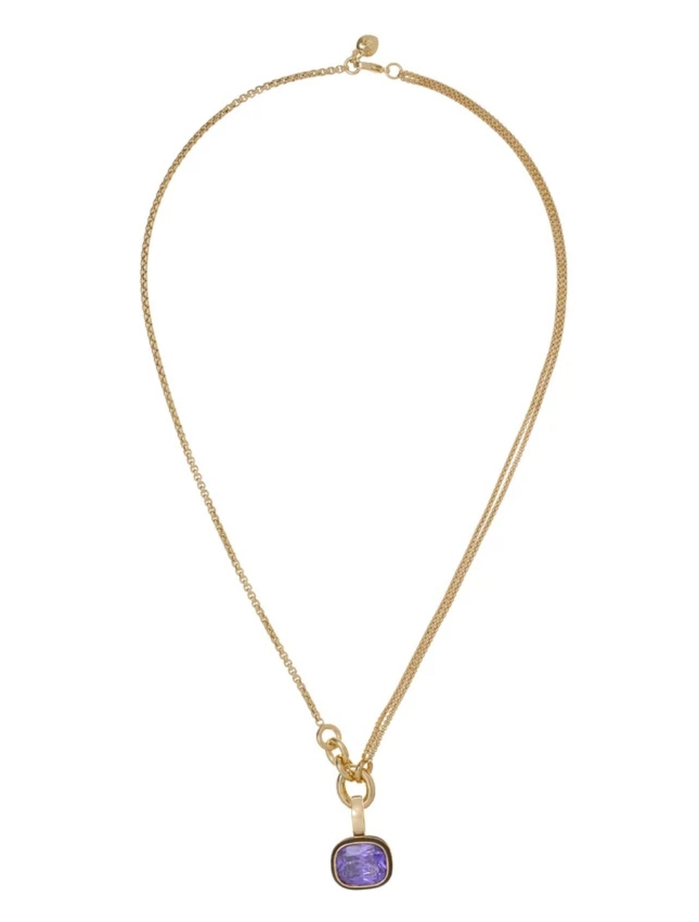 Roxanne Assoulin The Single Drop Cubic Pendant Chain Without Charm - Picture 2 of 4